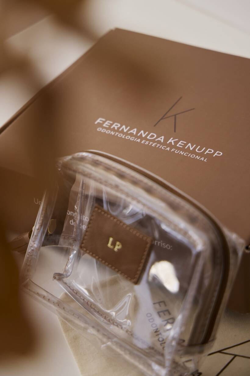 Kit personalizado da clínica